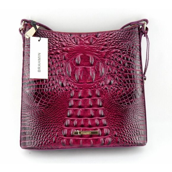 Brahmin Handbags - New Brahmin Melbourne Collection Sugar Plum Katie Crossbody Bag Purse Leather